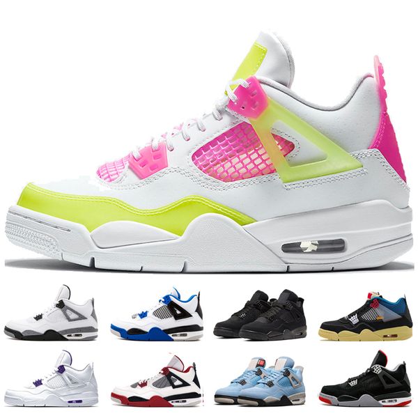 

lemon venom basketball shoes 4s white cement bred motosports blue flight nostalgia count purple raptors mens trainers sneakers 36-47