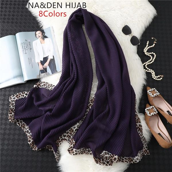 

scarves leopard edges bandana muslim basic hijab islamic turban twill cotton women soft scarf plain shawls solid 10pcs/lot, Blue;gray
