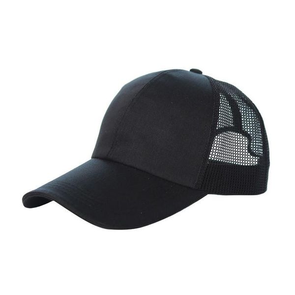

spring and summer women mesh baseball cap new outdoor sun protection visor travel customized print cap cotton mens caps and hats h jllphg, Black;white