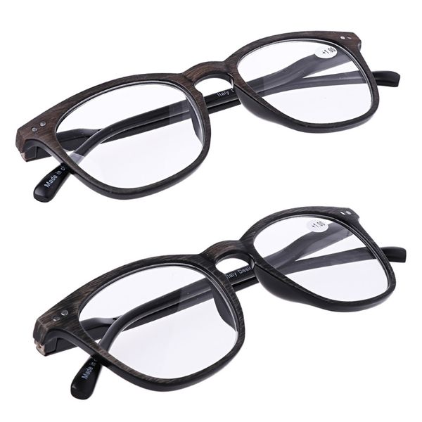 

glasses grain reading fashion wood men women vintage resin lens points for male reader 1.0 to 4.0