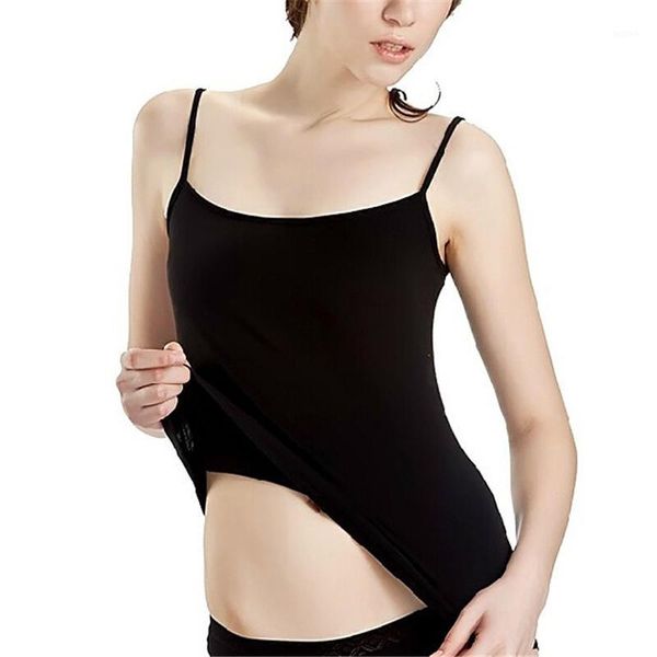 

women candy color intimates tanks camisole all-match modal singlet plus size basic 6 sizes size underwear tanks 27961, Black;white