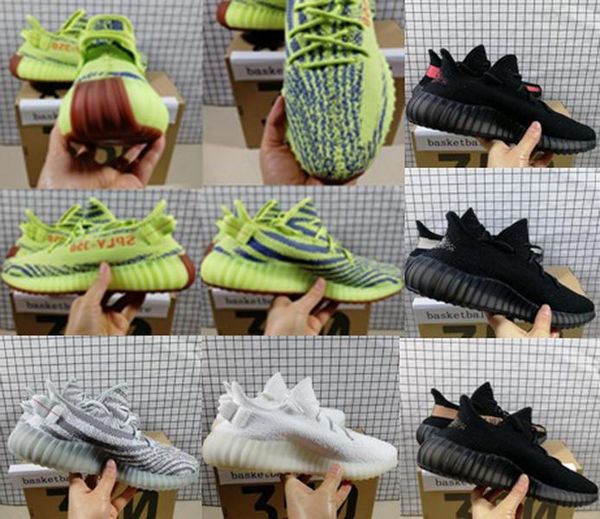 

ss yezzy yezzys v2 350 boost 2019 release 35o v2 kanye west new color running shoes men women static clay sesame true form hyper, Blue;gray