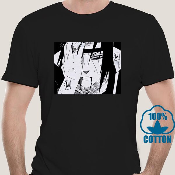 

0322a naruto harajuku cool japanese anime uchiha itachi print short sleeve streetwear casual sport hooded sweatshirt hoodie t shirt