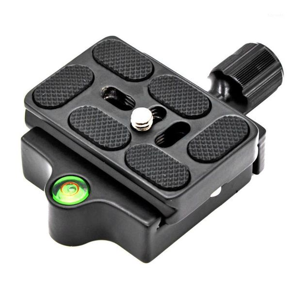 

new clamp and quick metal release plate with 1/4-3/8 screw adapter with 3/8" hole for ball head monopod tripod black1