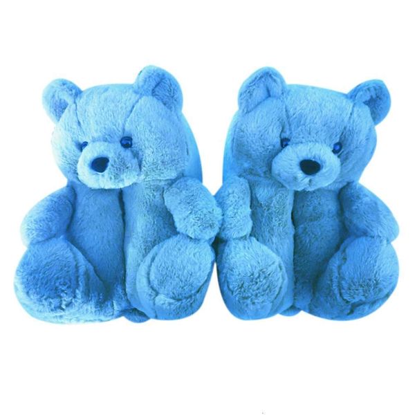 

bear slippers teddy all inclusive new blue