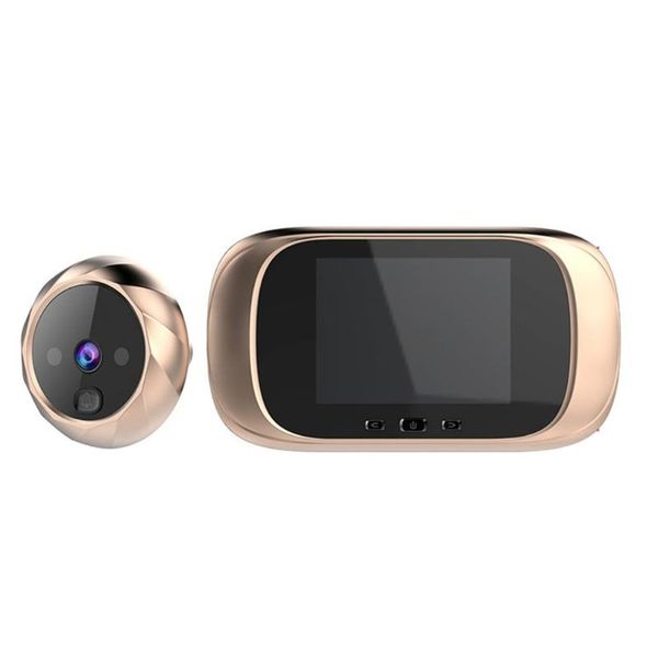 

2.8 inch lcd color screen digital doorbell 90 degree door eye doorbell electronic peephole door camera viewer outdoor bell