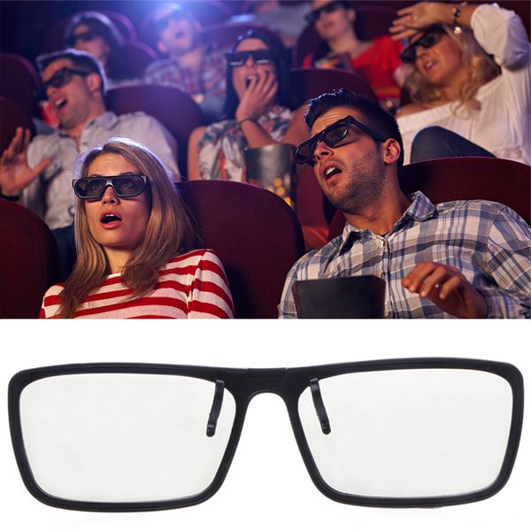 

clip-on type circular passive polarized glasses for tv real 3d cinema 0.22mm