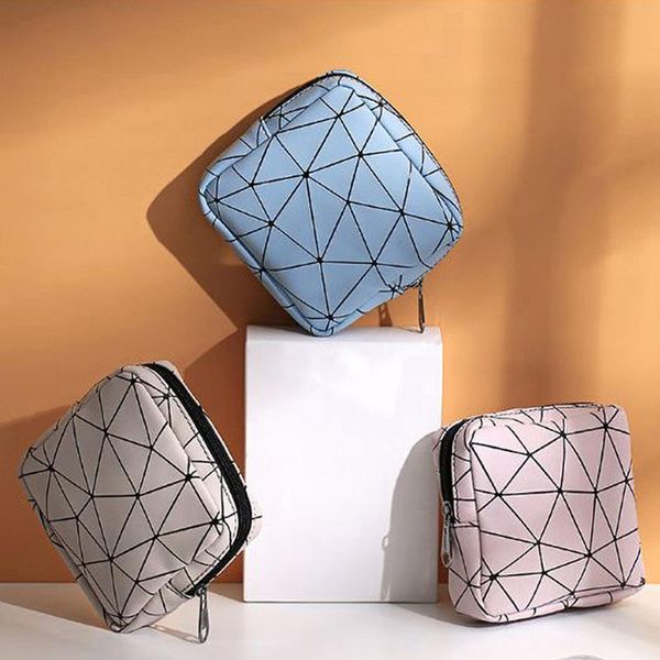 

storage bags mini sanitary napkin bag canvas coin purse holder pad pouch cosmetics organizer