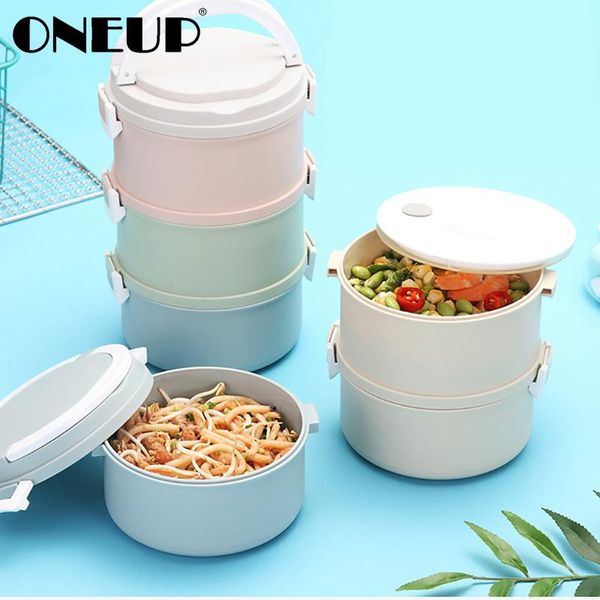 

oneup многослойной сочетание герметичный пластиковый lunch box япония детский обед box портативный герметичный контейнер еды хранения bbydrn