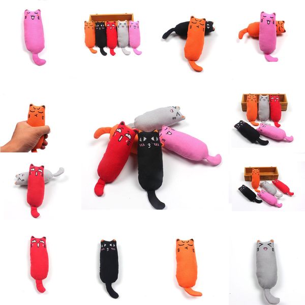 

creative pillow plush scratch crazy cat kicker catnip toy teeth grinding toys 5 colors 2 nnmbz