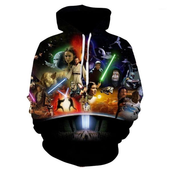 

3d printed movie blockbuster figure hoodie multi- thin hoodie casual sports men and women shirt loose s-5xl1, Black