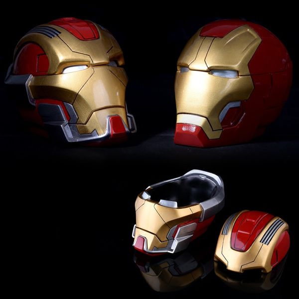 

высокое качество главная креатив герой маска helme смола handmake пепельница контейнер рождество хэллоуин подарок