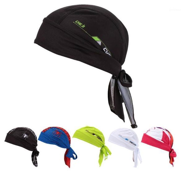 

women men cycling cap quick-dry outdoor sport bicycle headscarf pirate scarf hood mtb racing bandana hat gorras ciclismo 6 color1, Black