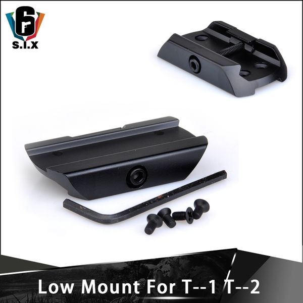 

portée softair tactique support bas pour t-1 t-2 point rouge picatinny tisserand 20mm rail