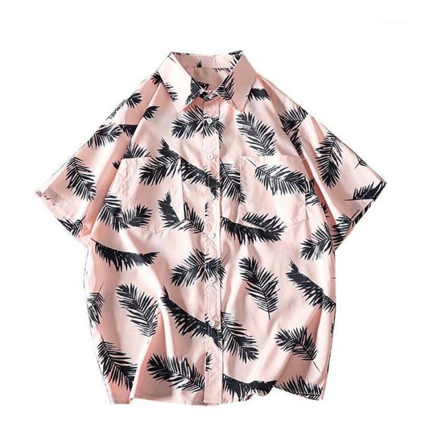 

5xl hawaii shirts men fashion streetwear big size short sleeve light weight summer shirt male beach wear men clothing xxxxxl1, White;black