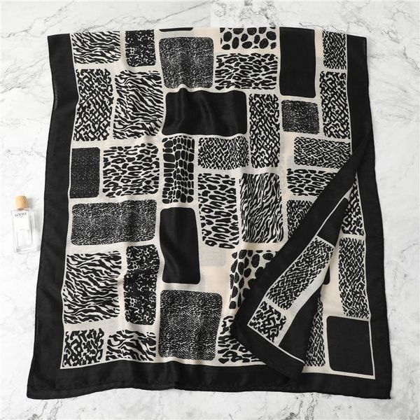 

leopard print winter scarf women fashion design pashmina shawl lady wraps plaid bufanda hijab scarves winter spring new 2020 sqcihx, Blue;gray