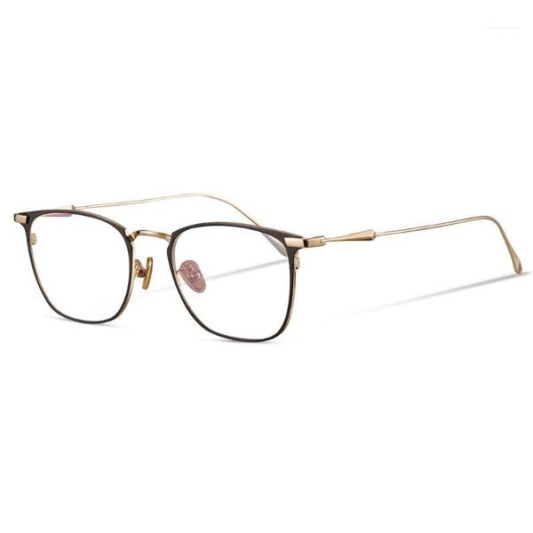 

Pure titanium glasses frame men and women eyeglasses frame optical prescription1, Black