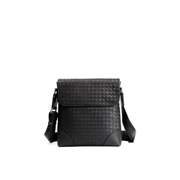 

elegant2019 genuine man leather package manual weave wax fetus cowhide will capacity renovate single shoulder satchel