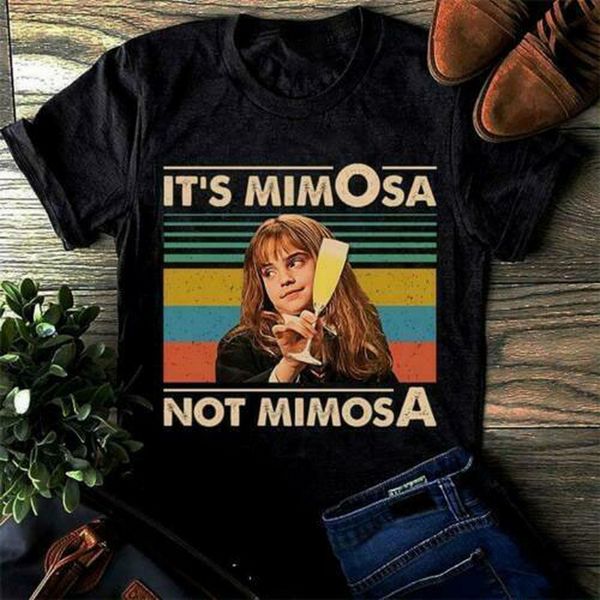 

hermione granger it's mimosa not mimosa vintage ladies tee t shirt cotton s-3xl homme plus size t-shirt sport hooded sweatshirt hoodie