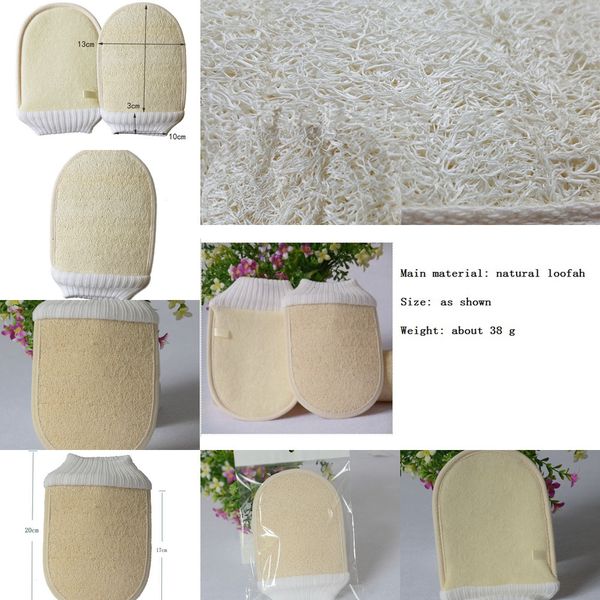 

loofah exfoliating dead skin bathing body scrubber back glove massage bath shower tool brush gloves 1 ny3u3