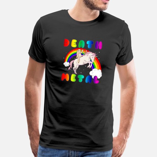 

rainbow unicorn and sloth death metal designers graphic t shirt cute popular design tracksuit hoodie sweatshirt