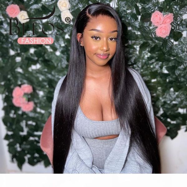 

straight lace front human hair wigs for women lace frontal wig remy brazilian straight closure wig 4x4 pre plucked, Black;brown