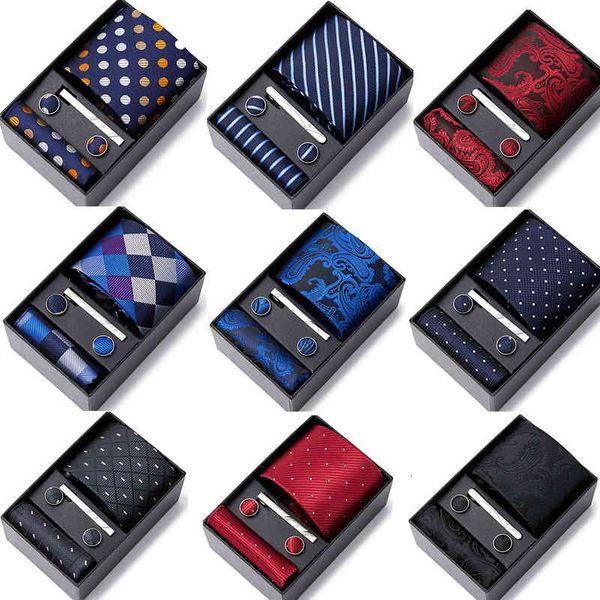 

necktie scarf corbata 2021 men's tie six piece business wedding, Blue;purple