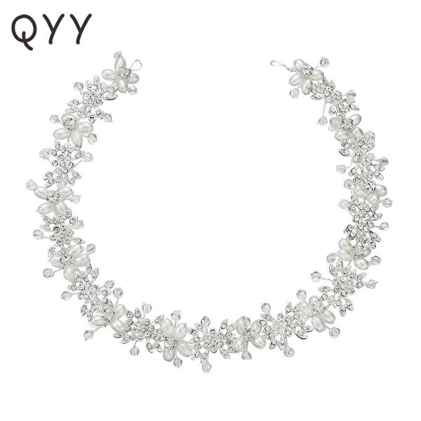 

цветы принцессы волос свадебные украшения ручной работы аксессуары ободки vine qyy свадьба волос rhinestone мода yxlftb babyskirt, Black;brown