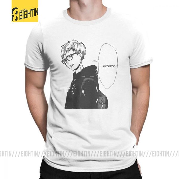 

haikyuu s tsukishima kei short sleeved classic fit summer crew neck comic male big size sport hooded sweatshirt hoodie men t shirt