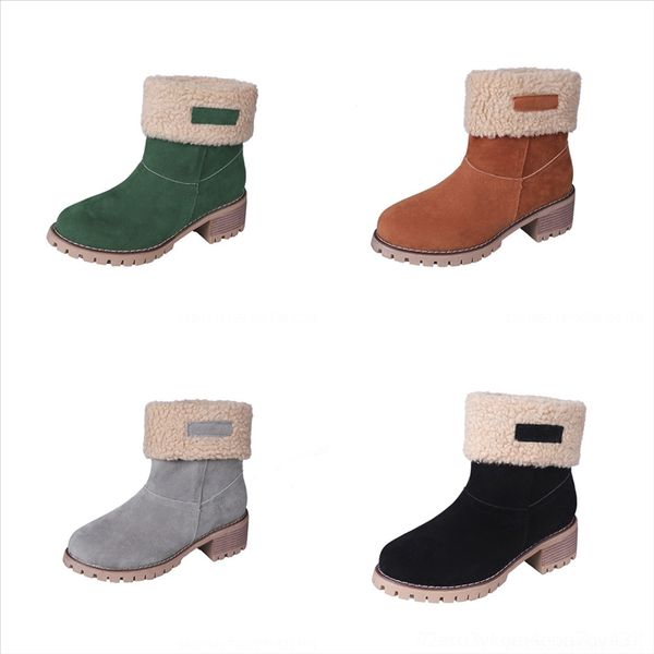 

gwo9 new winter 8.1 snow boots jointly signed genuine magnum fashion boot kids ankle boots cow split brown flower shoes boot women, Black