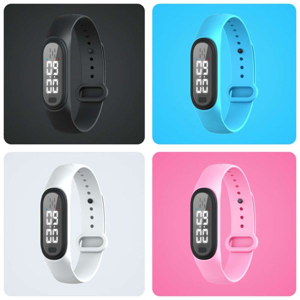 

summer q2 insect silicone bracelet time display function intelligent ultrasonic mosquito repellent watch