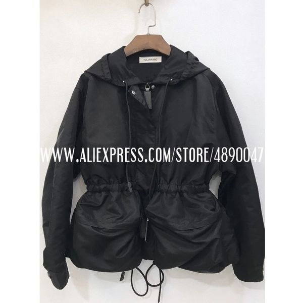 

women's spring autumn basic casual female zipper hooded street sports jacket 201102, Black;brown