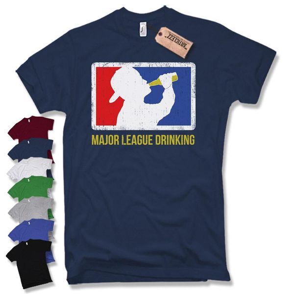 

sport major league drinking t-shirt fun party lustig beer funshirt alkohol 2019 summer brand clothing 100% cartoon t shirt men t shirt