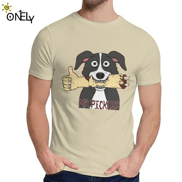 

soft slim mr pickles t shirt mr pickles 02 short sleeve man's retro style soft classic o-neck homme tee shirt sport hooded sweatshirt h