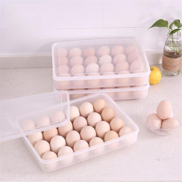 

storage bottles & jars egg holder for refrigerator dumplings eggs airtight container small plastic box single layer container1