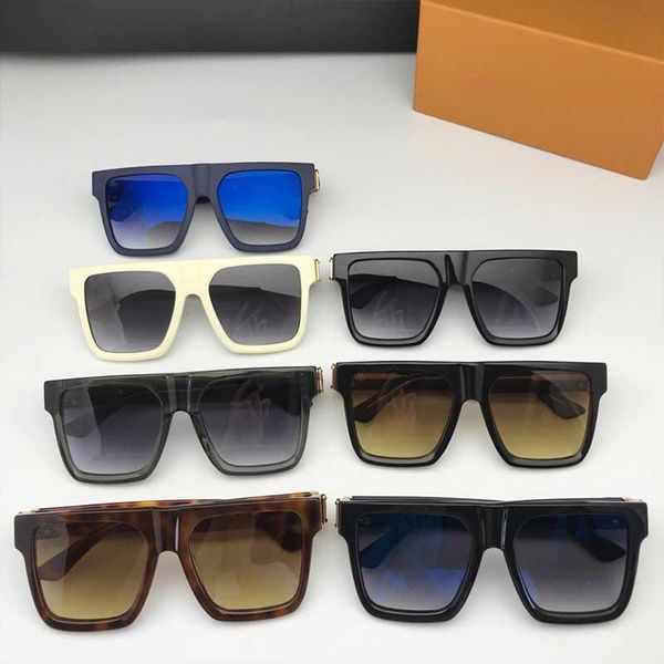 

original box set fashion luxury designer men's and women's box sunglasses millionaire style anti-uv400 glasses 11, White;black