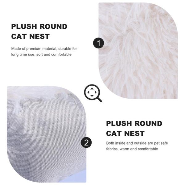 

1pc cat sleeping nest winter comfortable warm keeping cozy pet sleeping bed