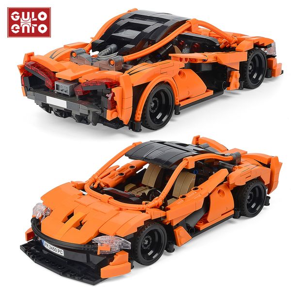 

708pcs city p1 super racing sports car building blocks technic racer speed vehicle supercar children kids bricks toys gifts 1008 1020