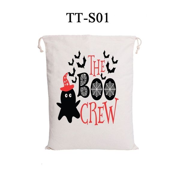 

holllween gift bag drawstring bag large organic heavy trick or treat bags for kids gifts 8 styles dhe2707