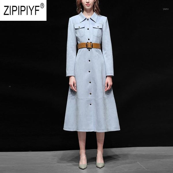 

new arrival 2020 autumn women fashion trench turn down neck pockets long sleeve single-breasted coats office lady trenches z23981, Tan;black