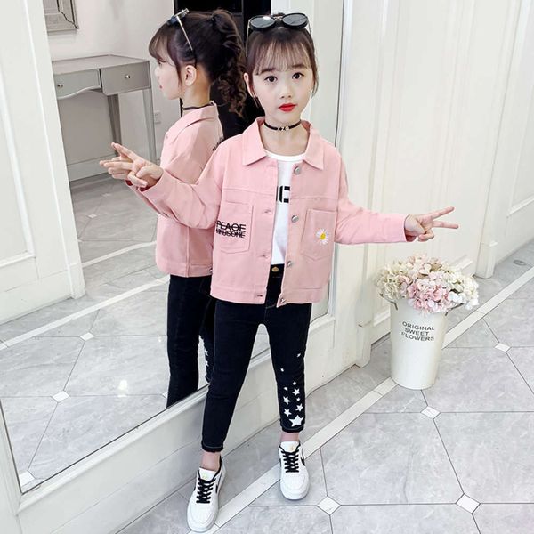 

cardigan zhongda lovely autumn 2020 korean girls' new foreign sle daisy coat fashion children's wear 8twv, Black
