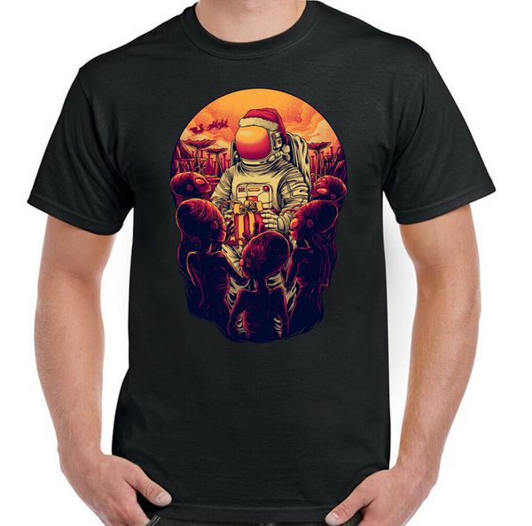 

space santa mens funny alien t-shirt astronaut movie clause christmas xmas gift birthday gift tee shirt sport hooded sweatshirt hoodie