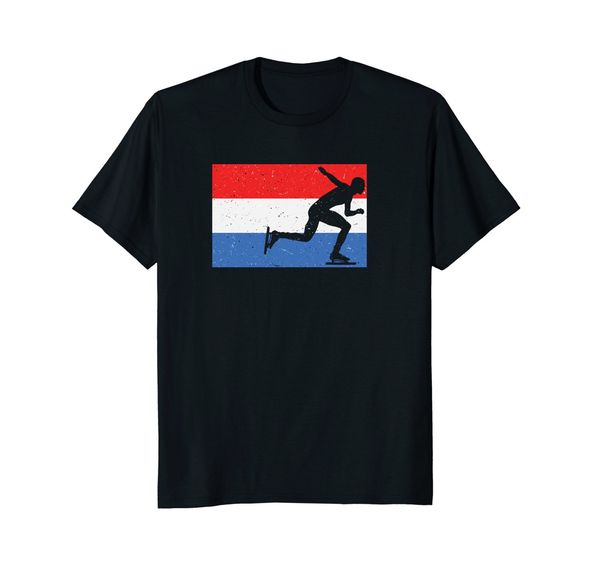 

new summer cool tee shirt flag of the netherlands speed skating t-shirt funny t-shirt sport hooded sweatshirt hoodie