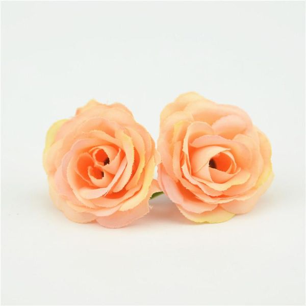 

10pcs 2.5cm mini rose cloth artificial flower for wedding party home room decoration marriage shoes hats accessories silk flower wmtikb
