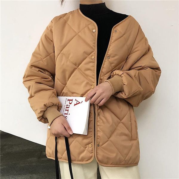 

rhombus thick checks solid color stand collar q1291, Black