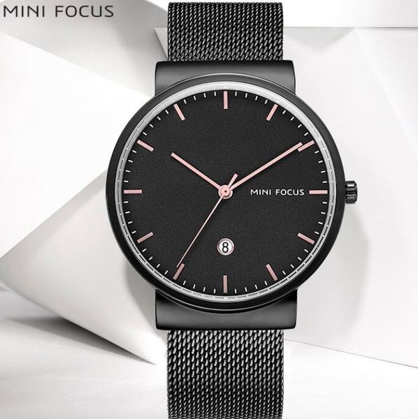 

Speial Time Fashion Calendar Sport Watch Men Mesh Strap Waterproof Watches Top Brand Black Date Watch relogio 2021, Bronze