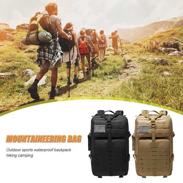 

outdoor bags large capacity backpack bag 55l travelling easy carrying camping hiking travel mountaineering portable parts1