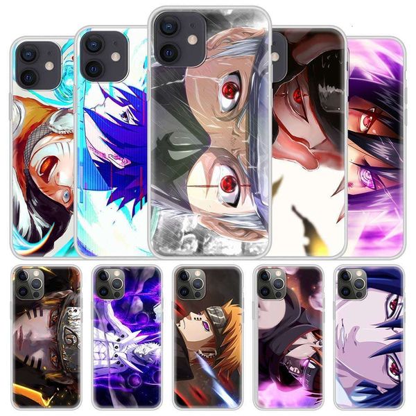 

translucent matte silicone japane animation case, naruto def 12 mini 11 pro 7 xr x xs max 8 6 s plus se 2020 5s