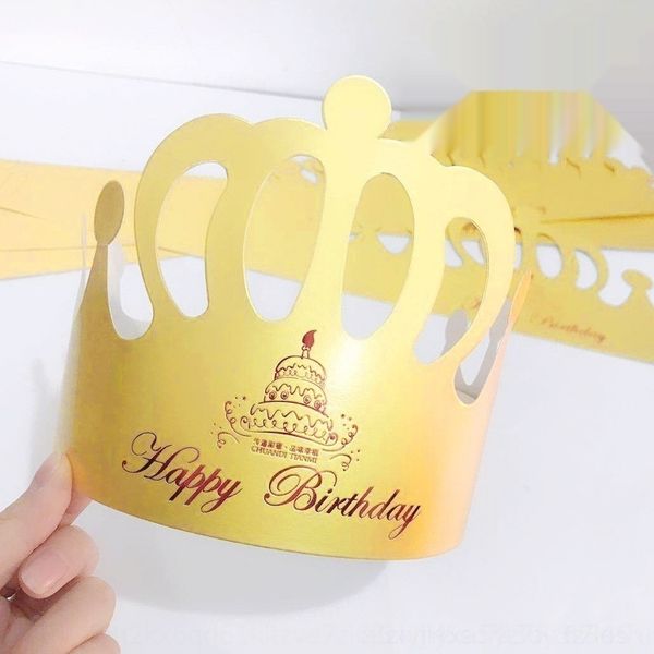

vcyu9 crown hat children shop party decoration cap cake party cake gilt hat 1wb0w