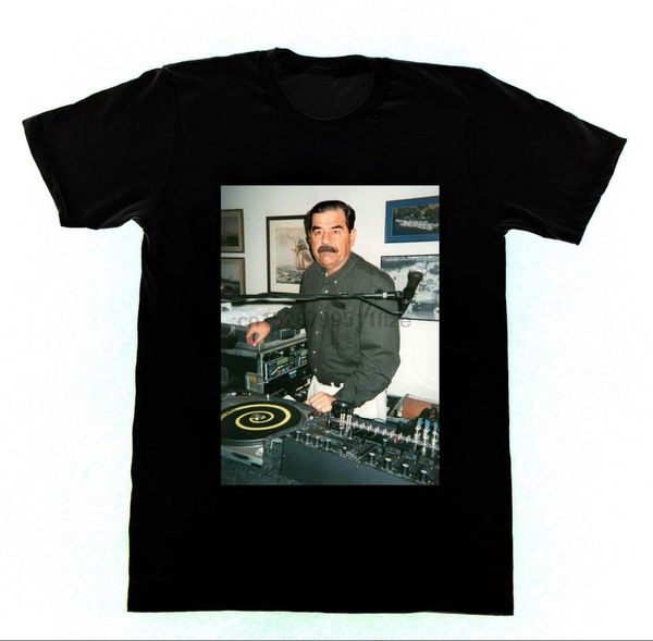 

dj saddam hussein t shirt technics 1200 iraq house edm hip hop new brand custom special print p t shirts sport hooded sweatshirt hoodie